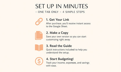 Monthly Budget Organizer
